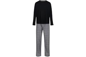 LABEL CUTTERS Conjunto de pijama de franela para hombre, tallas S-XXL