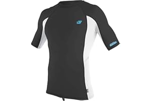 O'NEILL WETSUITS ONeill Premium Skins Short Sleeve Rash Vest Raven