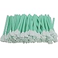 100 Stuks Schuim Wattenstaafjes Sticks Cleanroom Detaillering Swab Spons Sticks Voor Inkjetprinter Optische Instru