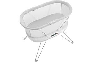 Fisher-Price Culletta Rilassante Intelligente - Culla Intelligente con Vibrazione - Controllo da App Gratuita - Luci e Suoni - Regalo per Neonati