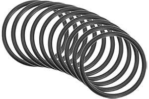 QUARKZMAN Nitrile Gomma O-Ring 40mm x 33,8mm x 3,1mm Guarnizioni di Tenuta Anelli Rubinetti Rotondo Guarnizione Rondella per Rubinetto Idraulica Riparazione Sigillatura Connessione, 10 Pezzi