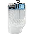 SUMEX Transparent Clear Car Floor Mat (CAR+ original CONTINENTAL, 4 pieces, trim-to-fit, beautiful design) Universal for all cars Trucks SUV by FLAK