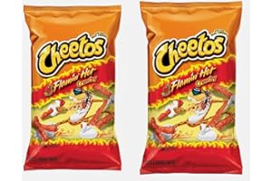 CANDYLAND 2 x Original AMERICAN FLAMIN HOT CHEETOS CRUNCHY USA Imported Big bag 226g each