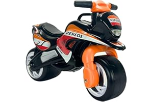 Correpasillos para Niños 1 Año 2 Años 3 Años Tundra Tornado Repsol - Moto Correpasillos para Bebé - Moto Juguete de Equilibrio para Niño y Niña - Ruedas Anchas + Ergonómica + Transporte Fácil - INJUSA
