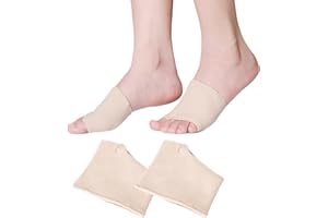 RANYAKE 2 Paar Mittelfußpolster,Vorderfußpolster,Mittelfuß-Pads,Ballenpolster Vorfuß Vorfußbereich mit Gel Linderung von Metatarsalgie und Fußschmerzen Vorbeugung und Verbesserung der Plantarfasziitis