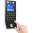 OUNA Face Recognition Fingerprint Password Attendance Machine Access Control Time Clock Recorder Support Device Employee Checking-in Recorder with 2.4 Inch TFT Color Screen Support U Disk Download