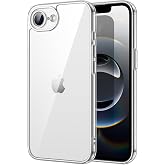 JETech iPhone 17e/16e Case, Anti-Yellowing, Transparent | Case Protection Anti-Shock, Hard PC Back, Anti-Scratch, Clear TPU B