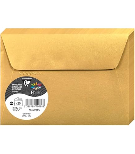 Lot de 100 enveloppes Kraft côtelées Marron - C6 162 x 114 mm