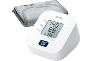 OMRON M1 Basic Automatic Upper Arm Blood Pressure Monitor, Clinically validated BP Monitor for Home use, BP Machine with BP Cuff 22-32 cm, One Touch Measurement