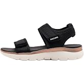Skechers Summıts Kadın Siyah-Pembe Altın Sandalet 163158 Bkrg