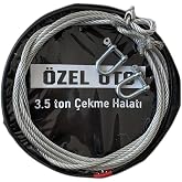 &Ccedil;elik &Ccedil;eki Halatı Izoleli Oto &Ccedil;ekme Halatı 3,5 Ton