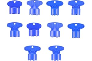 GEFIRE 10 Pcs Clé d'Aérateur de Robinet, Outil de Démontage de l'aérateur clé à Robinet, M16.5 18.5 21.5 22.5 24, Convient aux éviers de Cuisine et aux Mitigeurs de Lavabo de Salle de Bain