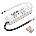 Karyoosi LED Transformer 230 V to 12 V LED Transformer 15 W 1.25 A, Waterproof IP67 LED Power Supply for LED Lighting Indoor and Outdoor Use
