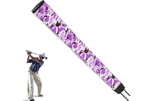 Teksome Thick Putter Grip,Putter Grip | Golfklubb Grip Flat Side Standard | Puttergrepp, golfträningshjälp, bekväma golfgrepp, halkfria, för golfare