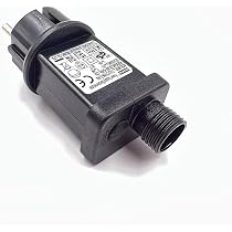 GOEDCH Trasformatore LED 31V 6W - 3 Pezzi Con Timer, Memoria, IP55, 8 Modalità, Per Luci Natalizie E Decorative