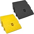 STAYOUNG 2PCS Portable Threshold Ramp - Curb Ramp, PE Material, Durable, Suitable For Cars, Wheelchairs, Bicycles, Motorbikes