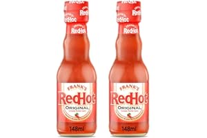 Frank´s RedHot Original Pepper Sauce Scharfe Pfeffersoße mit Cayenne Pfefferschoten 2X 148ML – importiert von Shestore24