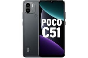 POCO C51 (Power Black, 4GB RAM, 64GB Storage)