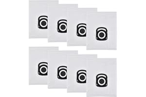 SHIXINYUG Miele FJM Vacuun Bag Replacement 3D Efficiency Miele FJM Vacuum Bags,Compact C3 C2 C1 9917710 S700 S500 S4000 and S6000 Series Vacuums Cleaners (Red) (FJM 8P)