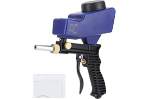 EOSNOW Lematec Sandblasting Gun, Portable Speed Blaster Universal, Continuous Blasting Sandblasting Equipment for All Kinds of Sandblasting for Rust Removal(Blue)