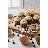Takribi 100 Adet B&uuml;y&uuml;k Boy Kraft Muffin Kek Kalıbı 50x40 Mm, Doğal Cupcake Kağıdı, Brownie Kalıbı