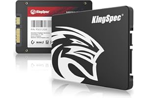 KingSpec 256GB 2.5 Inch SATA Hard Drive Internal SSD SATA 3 Internal SSD 3D NAND Flash, 2.5 Inch Compatible with Desktop/Laptop