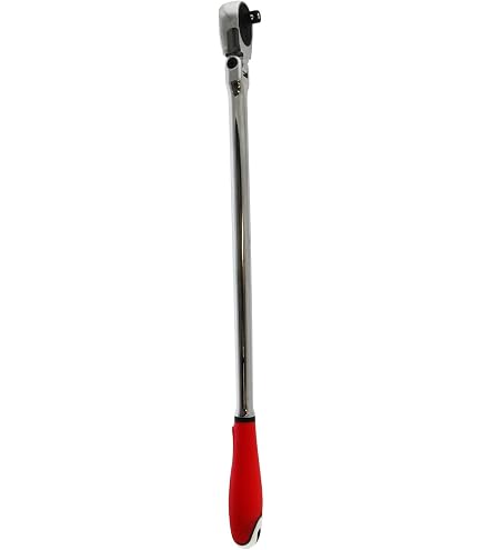 Siegen Extra-Long 1/4" Drive Ratchet Wrench Handle - 305mm (12") Long, Flip Reverse