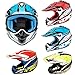 Produktbild Kinderhelme Motorrad Roller MX Helm Off Road Racing Junior Motorradhelm Kinder Vollgesichtsschutz - 4 Gelb XXXS