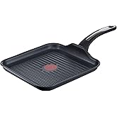 Tefal Selection Grill Pan 26 x 26 cm Titanium Non-Stick Coating Thermo-Spot Temperature Indicator Advanced Induction for All