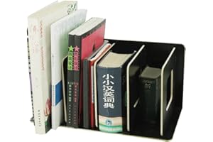 BXT Liying Etagère De Rangement Table Multi-Couches Module De Classement DIY En Bois Pour Bureau Salle d'étude Classeur Papier A4 Dossier CD Magazine Livre 29*15*15CM - Noir