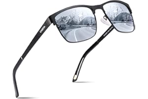 CARFIA męskie okulary przeciwsłoneczne z polaryzacją, klasyczna metalowa oprawka Premium, UV 400, okulary dla kierowców, okulary sportowe
