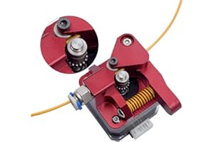 WINSINN Dual Gear Extruder, Works with Creality Ender 3 CR10 CR-10 Pro CR-10S Tornado Upgraded Aluminum Drive Feed for 3D Printer 1.75mm Filament