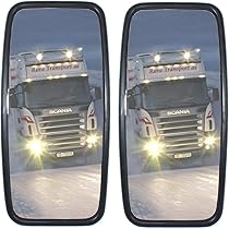 2 Specchietti Universali Per Camion E Furgoni - 36x18 Cm Con Supporto Regolabile - Foto 5