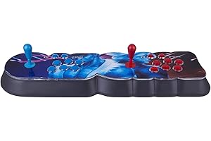 MARLO Console de Jeux vidéo Arcade, Pandora Box 18S Pro Métal Home Arcade Konsole, WiFi, 8000 en 1 Arcade Console Machine de Jeu à 2 Joueurs Double Stick avec HDMI/VGA - Type A