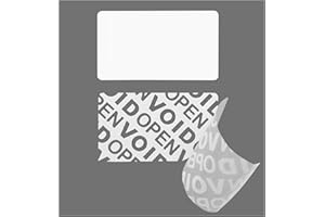 100 pcs - Seal 35 * 20mm White, Tamper Proof - self-Adhesive Closure Labels, Void Security Seal Sticker, Quality & Warranty Label, Antifake & Authenticity Sticker, Atairs