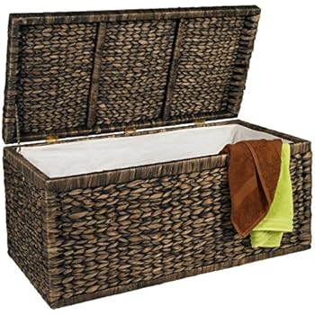 Artra Design Truhe mit Klappdeckel 110 cm, Wasserhyazinthe