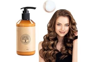 ‎TOPBASHGO 300ML Long-lasting Styling Moroccan Volume Moisturizing Elasticity, Neu Styling Moroccan Volume Moisturizing für trockene, Beschädigte Bounce-Curl-Haarpflege (1pcs)