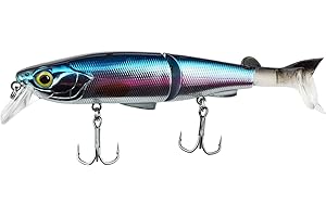 FISHN Hybrid Swimbait MinnowOne, Hardbait, Esche Artificiali, 12,5 cm, 17,5 g, luccio, lucioperca, Pesce persico e Trota, con 2 Code di riserva