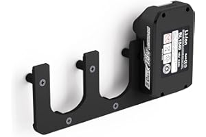 NewGround Designs Support mural de batterie adapté à Makita 18V - 14,4V - Support - Support de batterie (3 batteries)