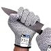 Produktbild Dowellife Schnittschutzhandschuhe, Lebensmittelqualität, Level 5 Schutz, Sicherheitsküchenhandschuhe zum Auslösen von Austern, zur Fischfiletierung, zum Hobeln von Gemüse, Schneiden von Fleisch und Holz schnitzen, 1 Paar