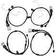 MACHSWON 4PCS Front and Rear Brake Pad Wear Sensor for Lex-us LS460 2007-2017 LS600h 2008-2016