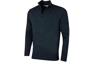 Calvin Klein Mens 2025 Campus 1/2 Zip All Season Easy Care Sweater