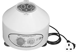 CICIGLOW Benchtop Centrifuge 0-4000rpm Normally Open Electric Centrifuge Machine with Timer and Speed Control Fully Automatic 12mlx6 Tubes (UK Plug 220V)