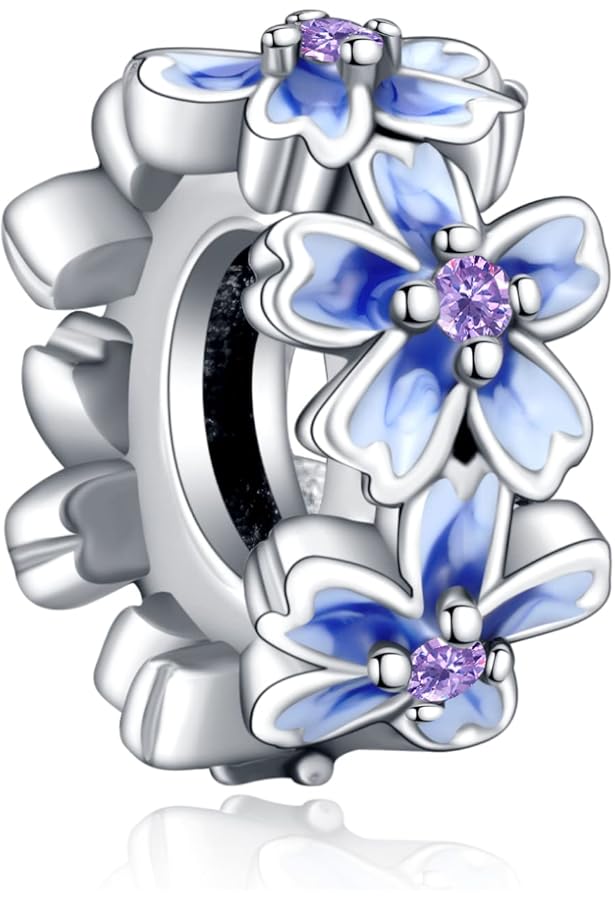 Charms Pierre De Naissance En Argent 925 Pour Bracelets - Coeur, Personnalisés, Cadeaux Pour Femme (Anniversaire, Fête Des Mères)