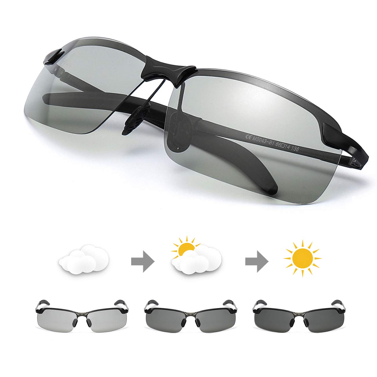 Photochromic Sunglasses Polarized for Driving British Trucking