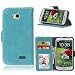 Produktbild GHC Cases & Covers, Für LG Optimus L70 D320 Dual D325 Solid Color Premium PU Ledertasche Deckel Mattglas Flip Stand Case Etui mit Etikettenrahmen (Color : 7, Size : LG Optimus L70 D320 Dual D325)