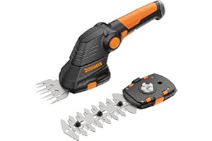 DOVAMAN GS01A 2 in 1 Cordless Grass Shear, Three Position Grip, USB Multi-Scenario Charging, 1500mAh Rechargeable Battery, 100 MIN Fast Charge, Portable Electric Grass Shears for Grass Cutting