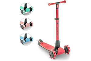 Y-VOLUTION Yvolution Patinete YGlider Nua Rojo de 3 Ruedas