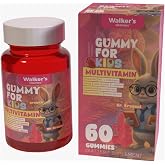 Walker's Vitamins Kids Multivitamin Gummy Sitikolin Lutein &Ccedil;inko C Vitamini, Bağışıklık, G&ouml;z,Odaklanma, Boy Uzaması