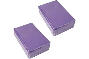 PENLIMLY Yoga Blöcke 2er Set, Hochdichte EVA Schaumstoff Yogaklotz Fitness Klotz, Yoga Klötze Yogablock für Yoga und Pilates, Meditation, Entspannung & Dehnhilfe, Yoga Würfel für Anfänger Fortgeschrittene